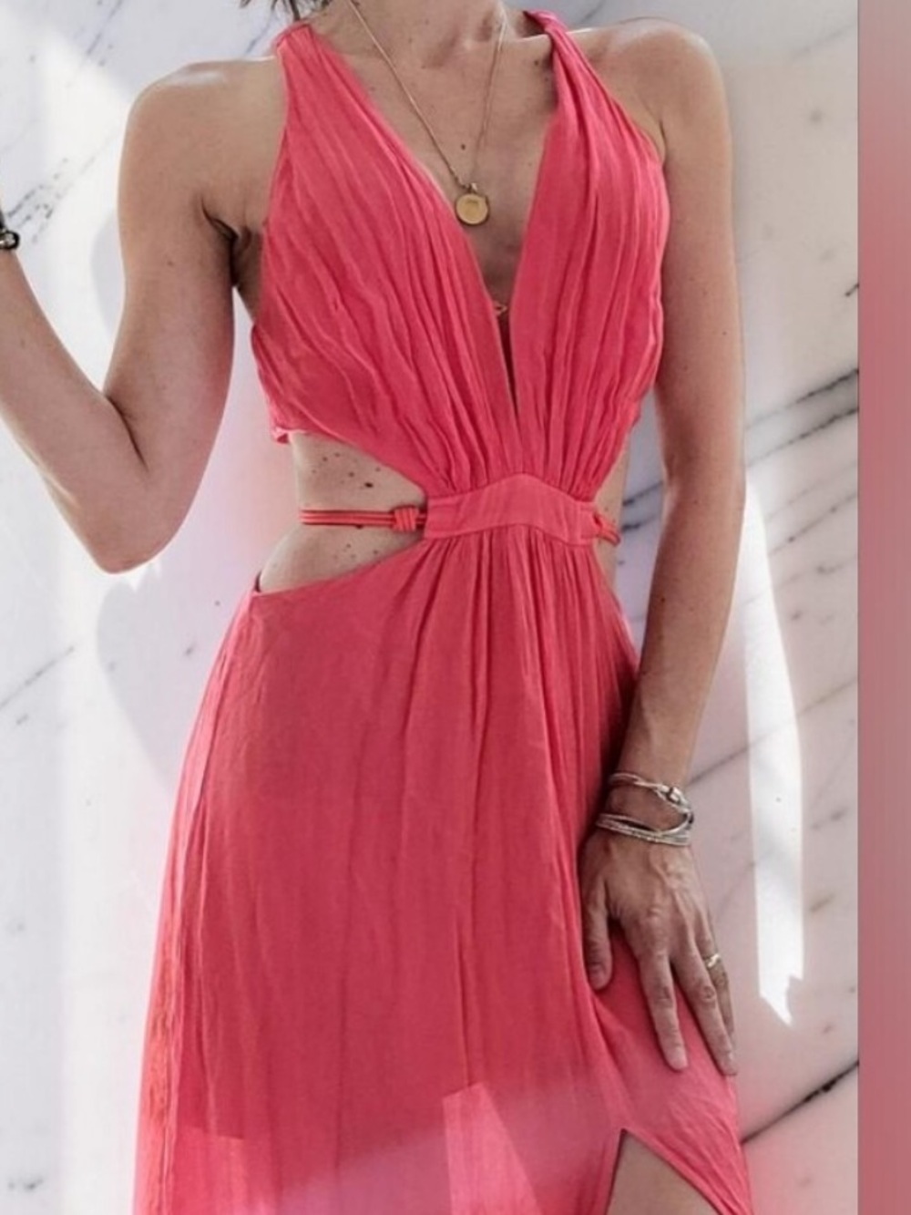 Vix Nayara Detail Long Dress - Picture 4 of 4